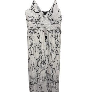 Banana Republic Black and White Maxi Dress